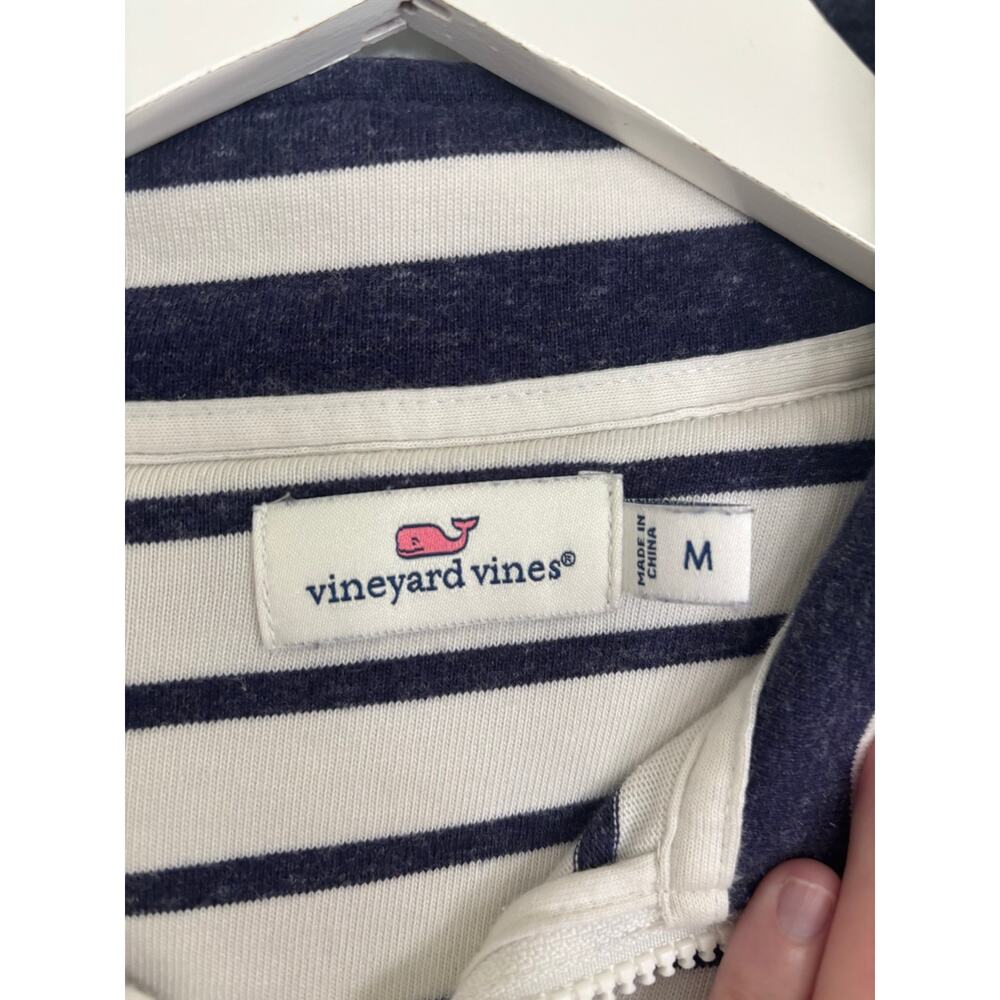 Vineyard Vines Medium Shep Shirt Woman Striped Blue & White - Picture 3 of 4